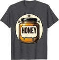 Men's Honey Cute Honey Jar Bee Halloween Costume Matching Family T-Shirt - Dark Heather Grey