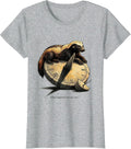Honey Badger Has All Day Funny Animal Lover Meme Humor T-Shirt, Women, Heather Grey, 3X-Large - As Pictured