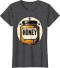 Women's Honey Cute Honey Jar Bee Halloween Costume Matching Family T-Shirt - Dark Heather Grey