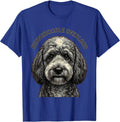 Bernedoodle Overlord Funny Doodle Dog Lover Gift T-Shirt - Royal Blue