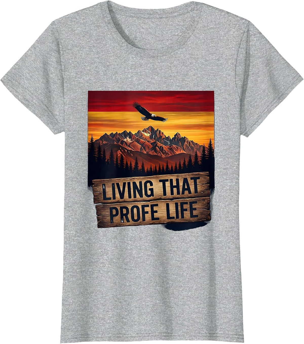 Living That Profe Life Spanish Teacher Design T-Shirt - Heather Grey