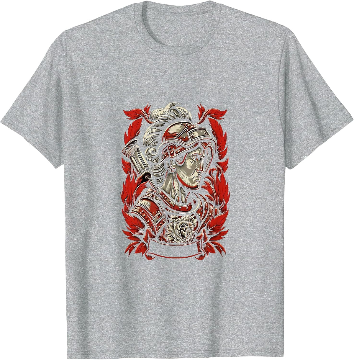 Firefighter Prayer St. Florian Saint of Firefighter Fireman T-Shirt - Heather Grey