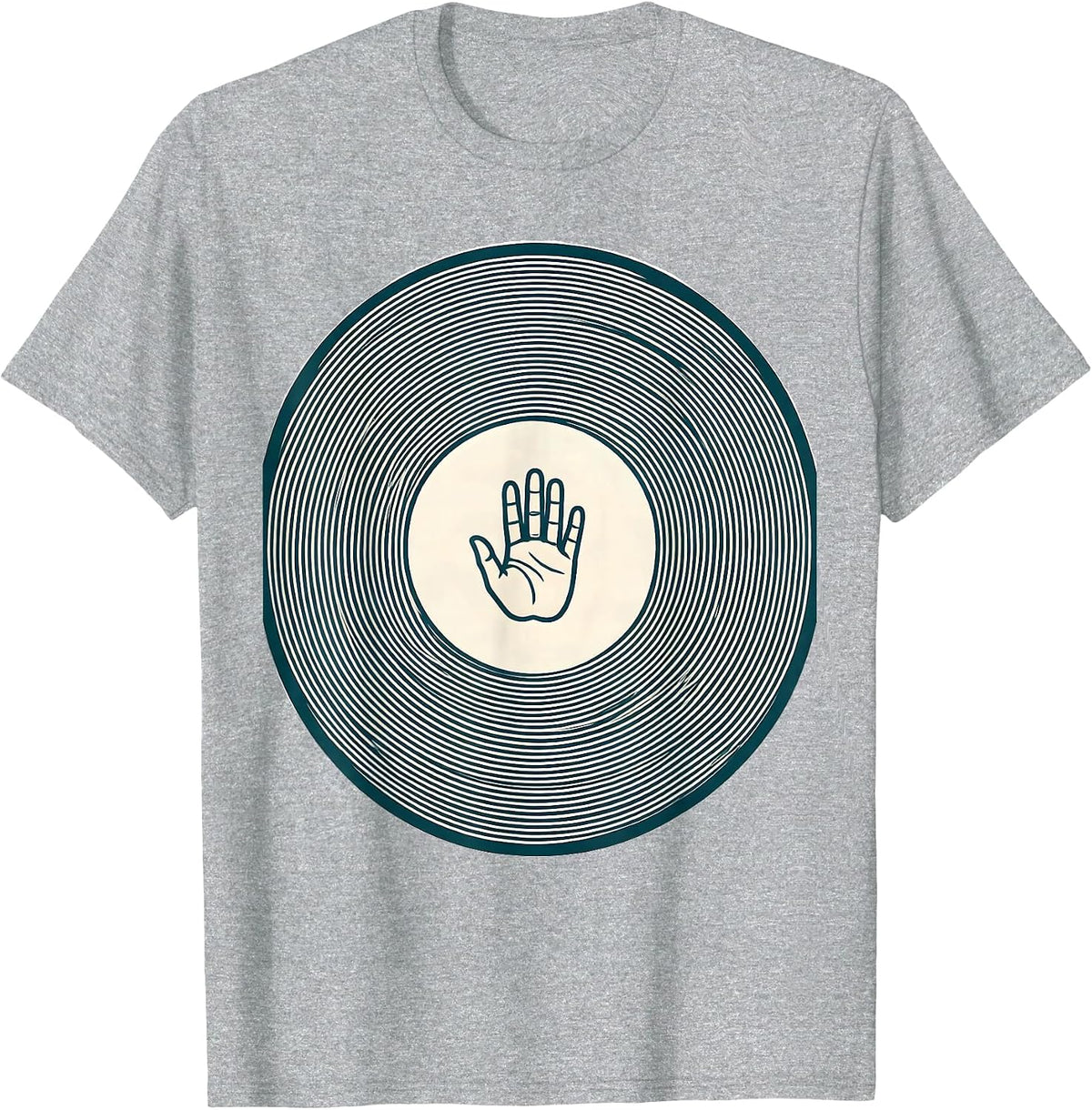 Men's Nested Contour Ring School Counselor Humor T-Shirt - Heather Grey