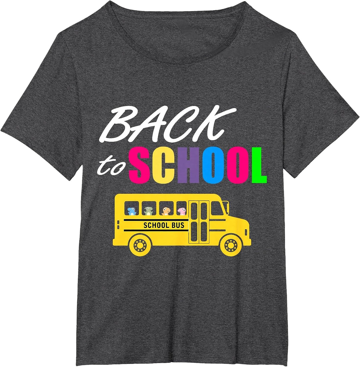 Welcome Back to School Here I Come First Day of 1st Grade T-Shirt - Dark Heather Grey