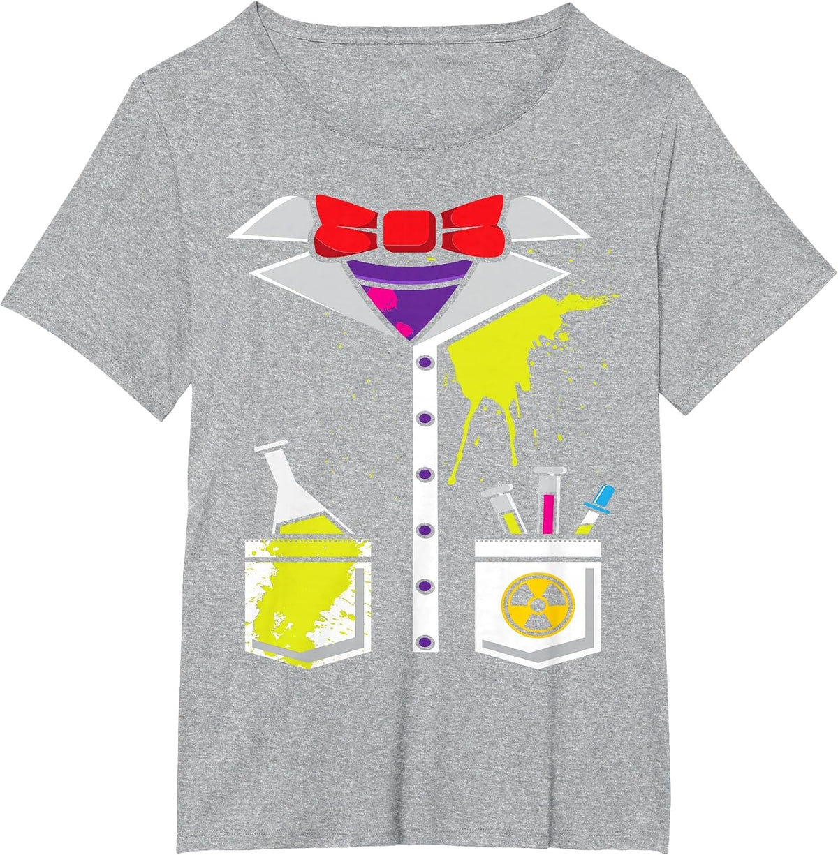 Mad Scientist Costume Halloween Carnival Science Chemistry T-Shirt - Heather Grey