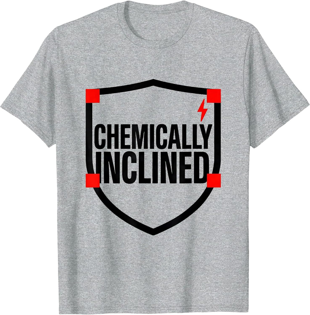 Men's Chemically Inclined Funny Science Chemistry Student Gift T-Shirt - Heather Grey