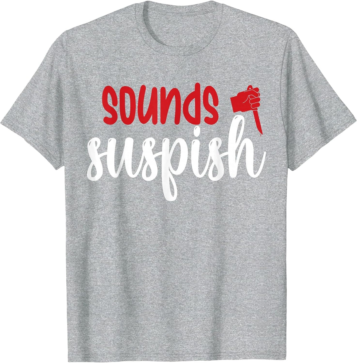 Sounds Suspish T-Shirt - Heather Grey