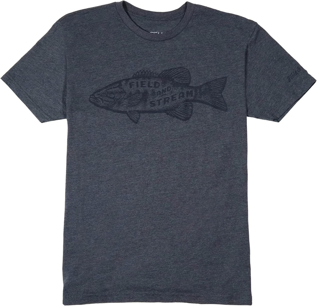 Field & Stream Unisex Short Sleeve Graphic Tee, Charcoal, Large - As Pictured