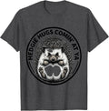 Men's Hedgie Hugs Comin At Ya Funny Hedgehog Lover Cute Animal T-Shirt - Dark Heather Grey
