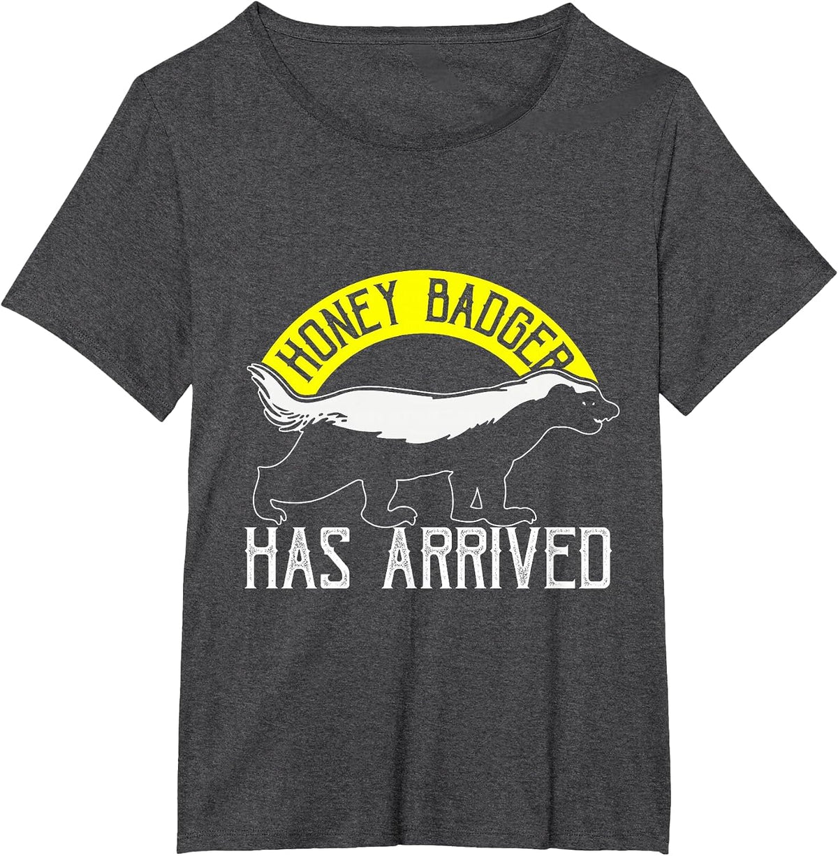 Honey Badger T-Shirt - Dark Heather Grey