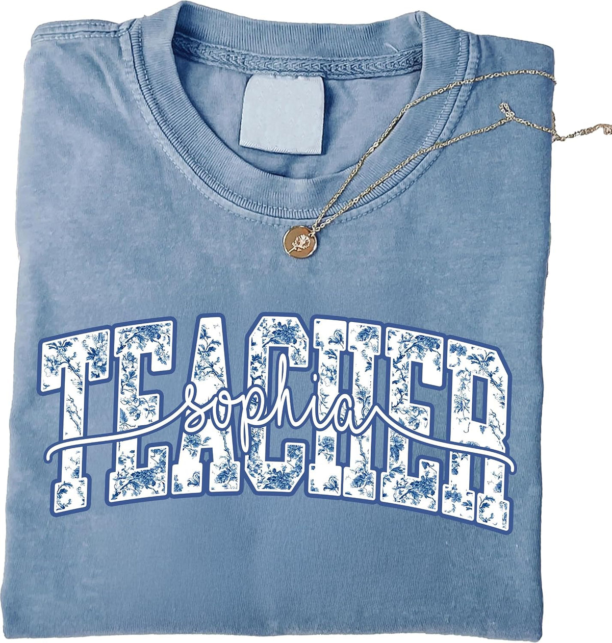 Custom Teacher Sweatshirt with Name, Personalized Educator Crewneck for Teacher Appreciation - Taecher