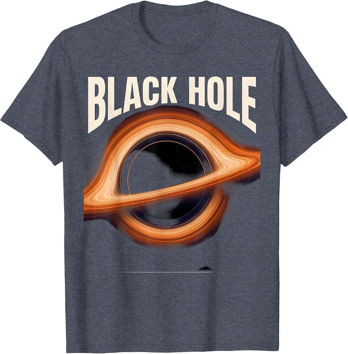 Black Hole Gradient Science Illustration Astrophysics Gift T-Shirt - Heather Blue