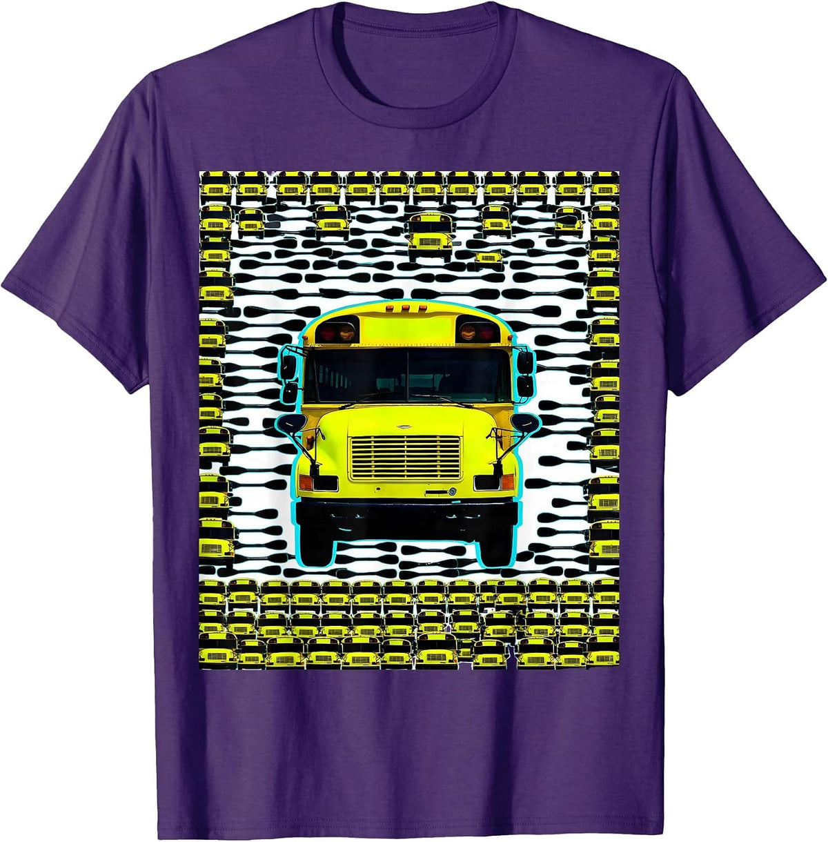 School Bus Driver Humor Appreciation Gift T-Shirt - Purple