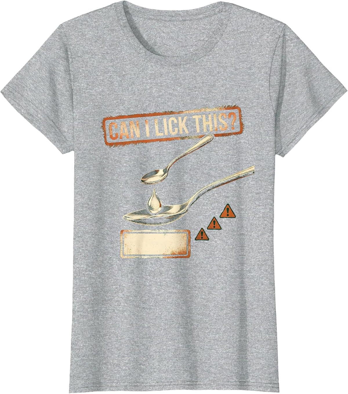 Can I Lick This Funny Periodic Table Science Teacher Student T-Shirt - Heather Grey