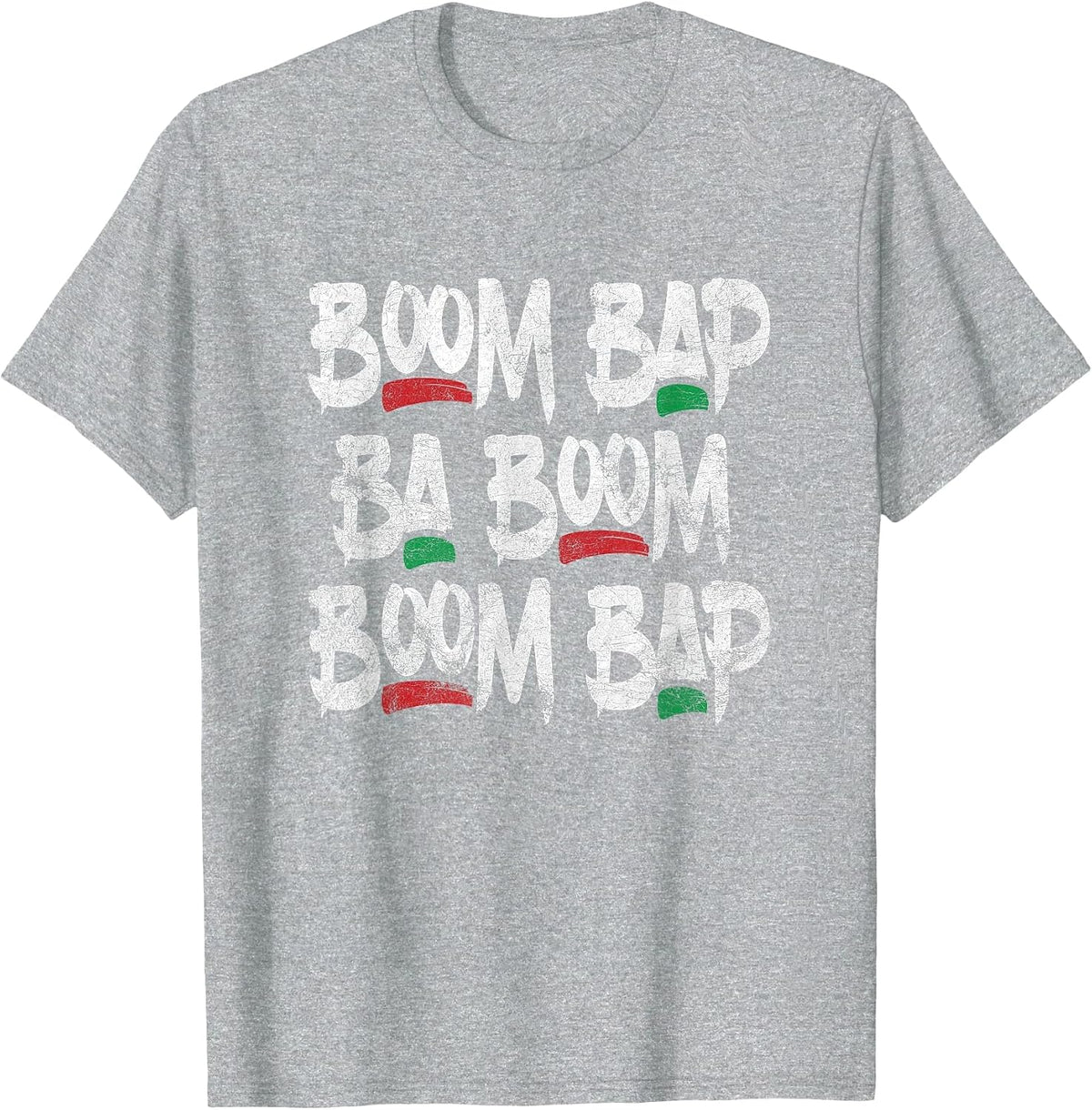 Boom Bap 90's Hip Hop T-Shirt T-Shirt - Heather Grey