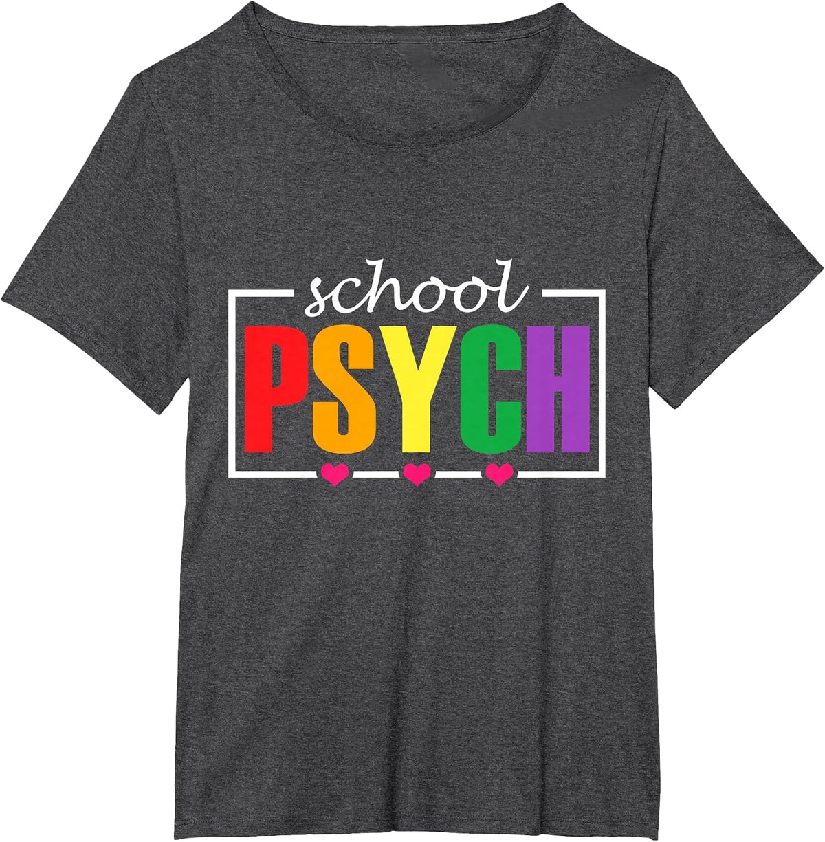 School Psych Teacher Class Psychology School Psychologist T-Shirt - Dark Heather Grey