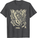 Men's Feral Fairy Grunge Y2K Grunge Alt Gothic Vintage T-Shirt - Dark Heather Grey