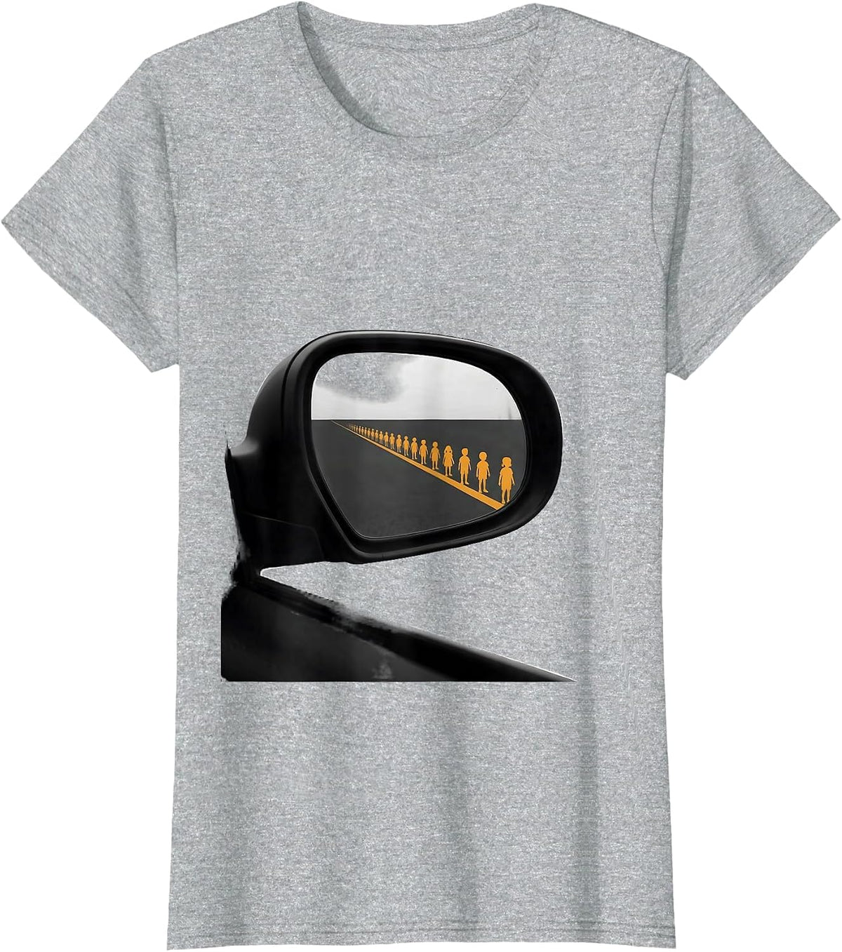 School Bus Driver Minimalist Driver Humor T-Shirt - Heather Grey