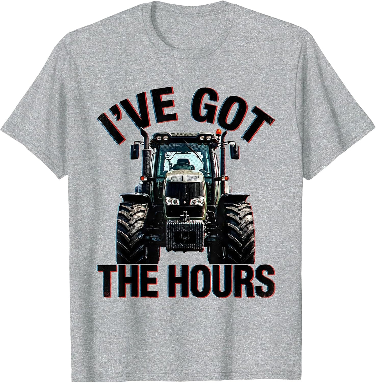 Men's I've Got The Hours Funny Truck Driver Semi Enthusiast Humor T-Shirt - Heather Grey
