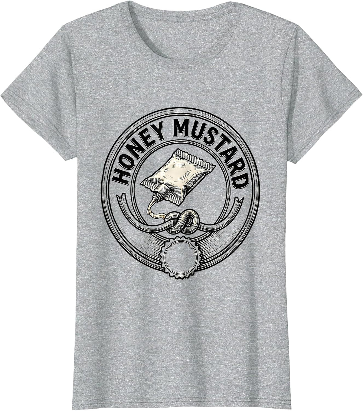 Honey Mustard Halloween Condiment Group Costume Humor T-Shirt - Heather Grey