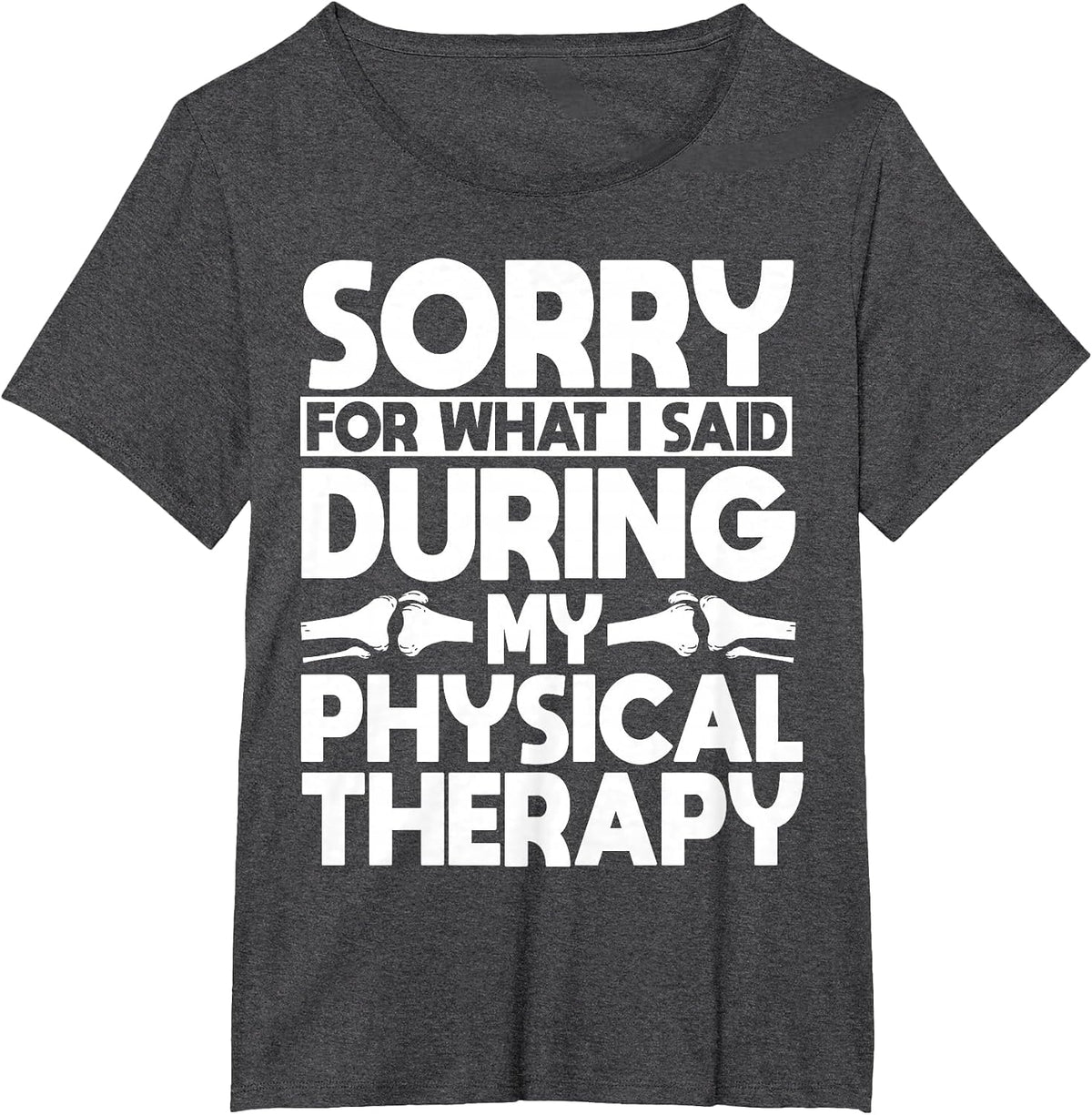 ACL Surgery Knee Reconstruction Replacement Physical Therapy T-Shirt - Dark Heather Grey