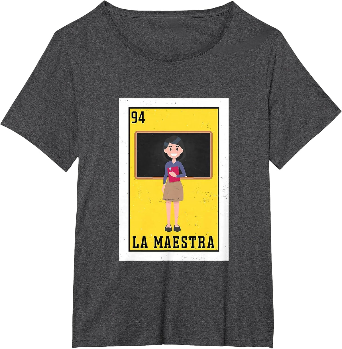 La Maestra T-Shirt - Dark Heather Grey