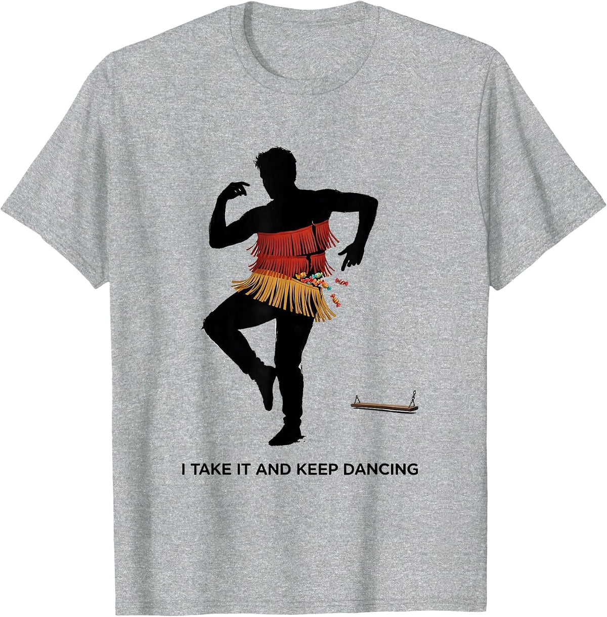 Men's I Take It And Keep Dancing Funny Cinco De Mayo Piñata Party T-Shirt - Heather Grey