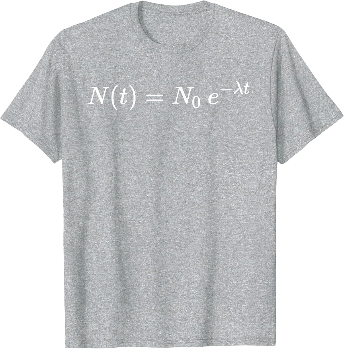 Nuclear Radioactive Decay, Cool Physics and Science T-Shirt - Heather Grey