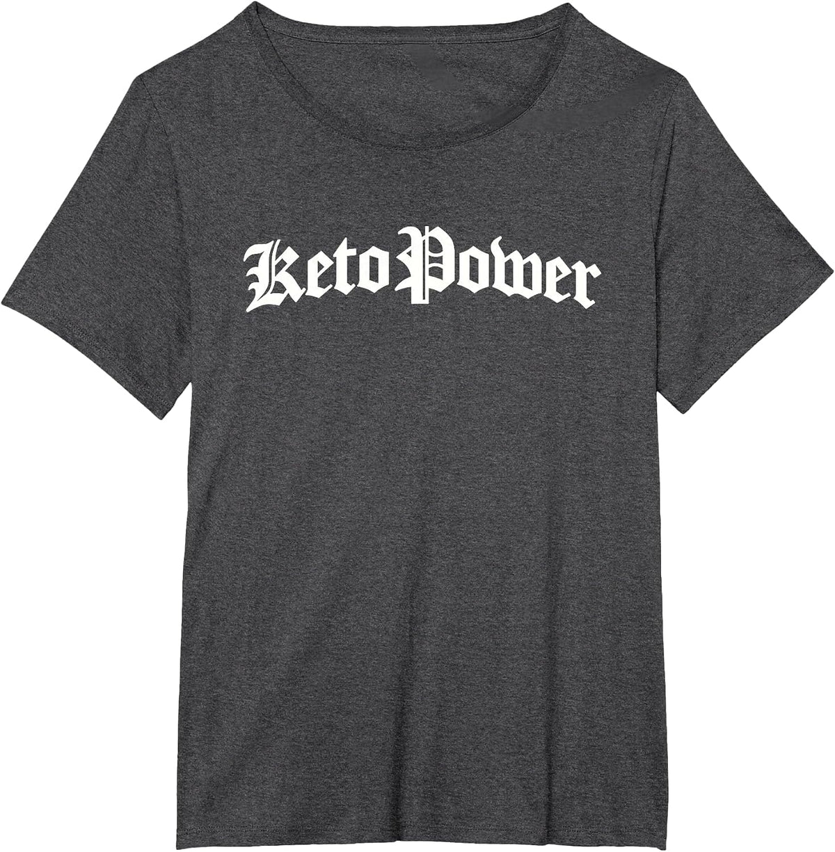 Funny Keto Power Ketogenic Diet Lifestyle T-Shirt - Dark Heather Grey