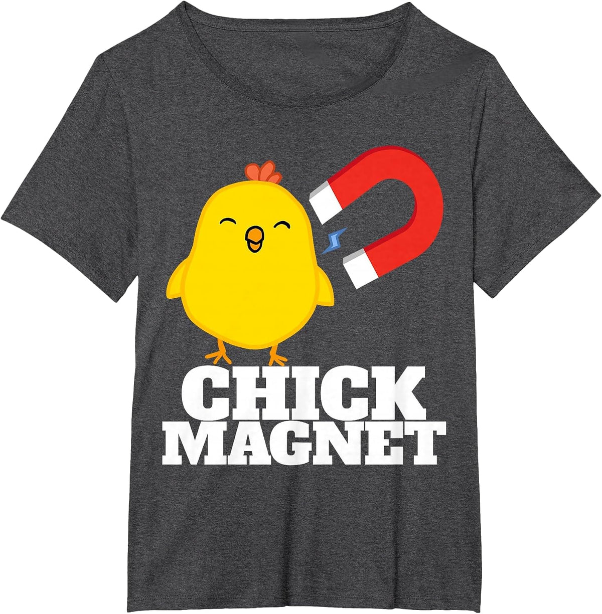 Chick Magnet T-Shirt - Dark Heather Grey
