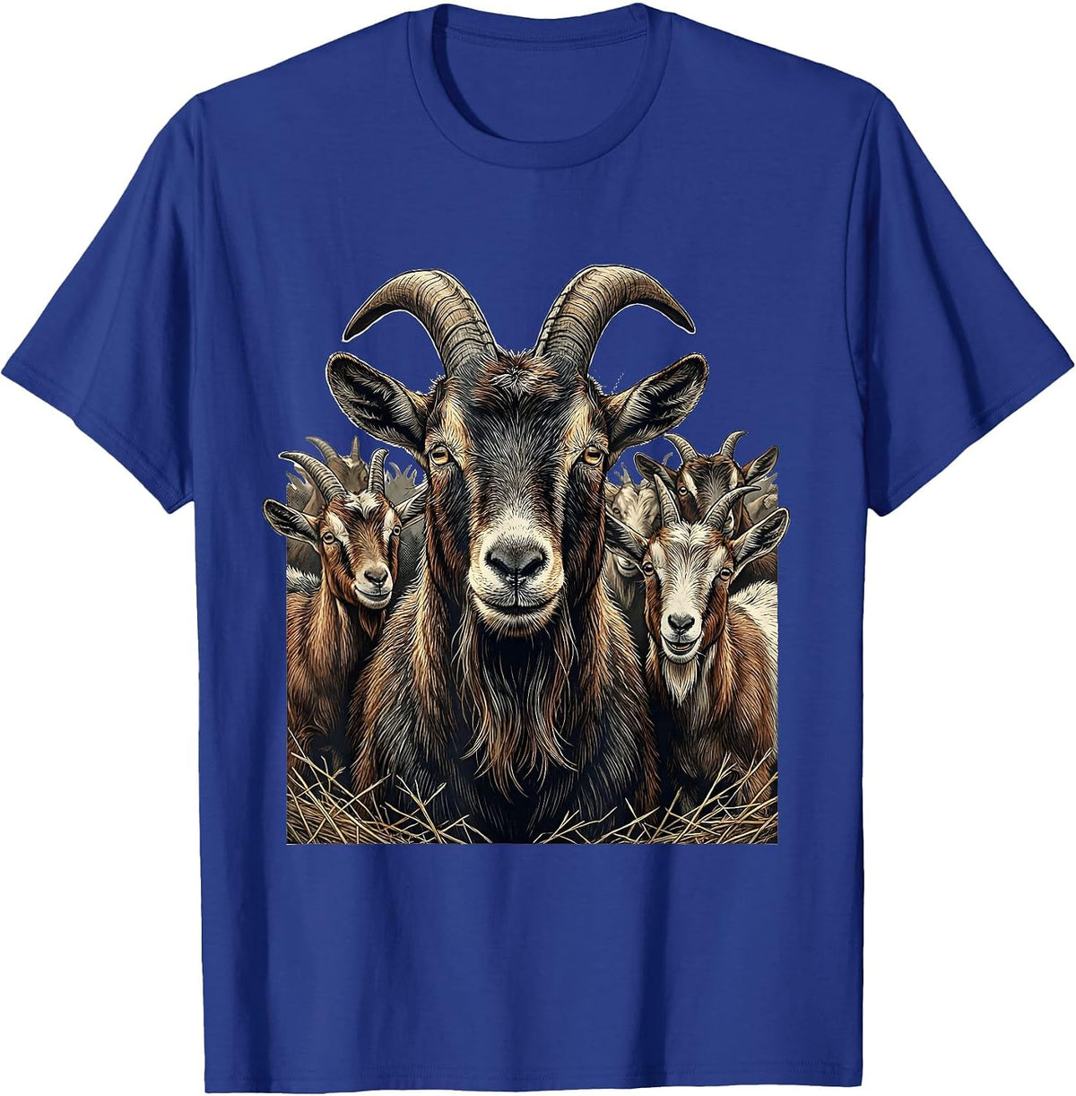 Goat Herd Funny Farm Animal Lover Gift T-Shirt - Royal Blue