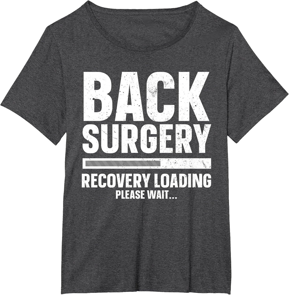 Back Surgery Design for Men Women Post Back Surgery Recovery T-Shirt - Dark Heather Grey