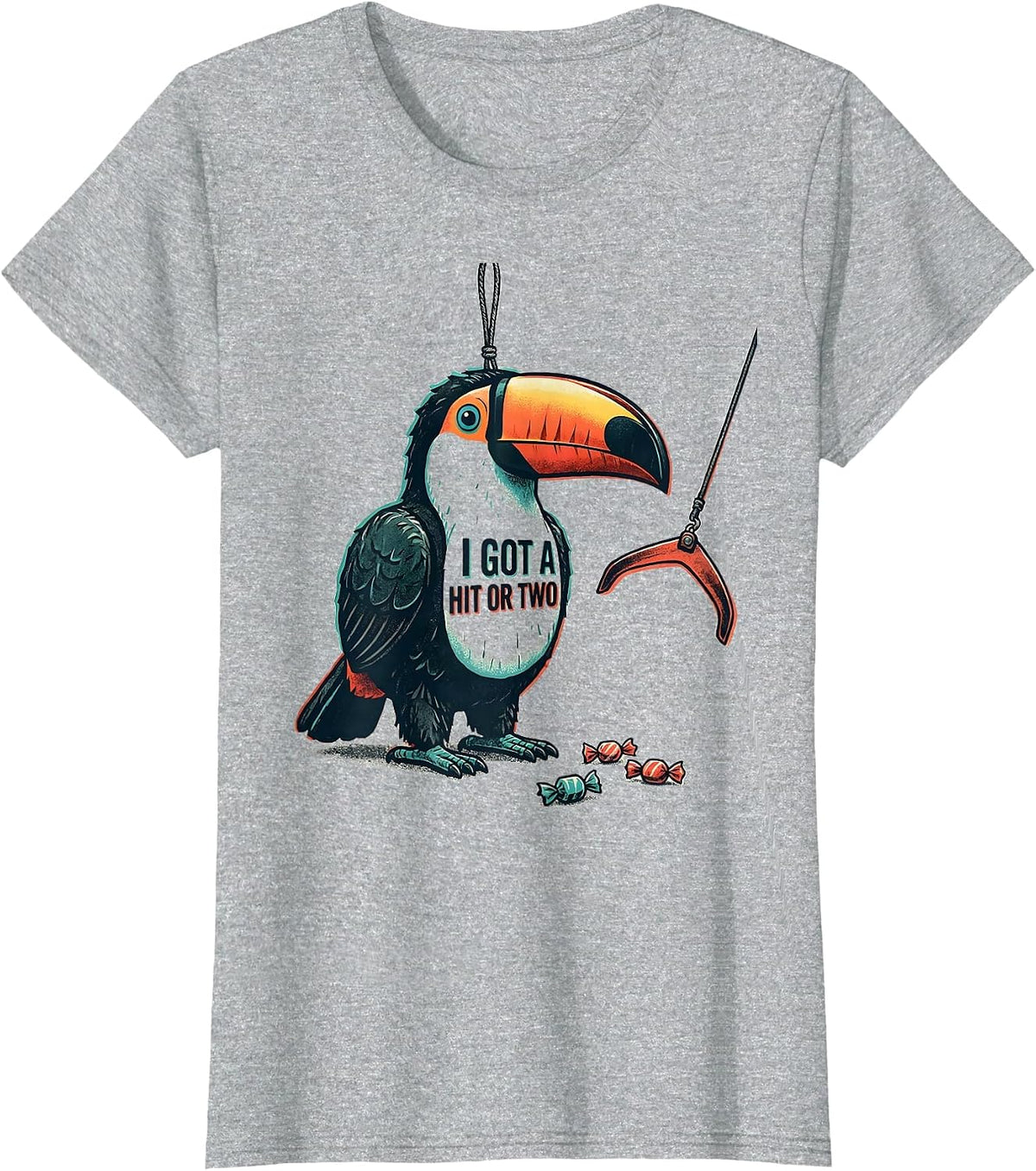 I Got A Hit Or Two Funny Cinco De Mayo Party Costume T-Shirt - Heather Grey