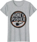 Honey Pusher Funny Beekeeper Beekeeping Hobbyist T-Shirt - Heather Grey