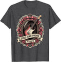 Men's Loud and Proud Always Metal Music Design T-Shirt - Dark Heather Grey