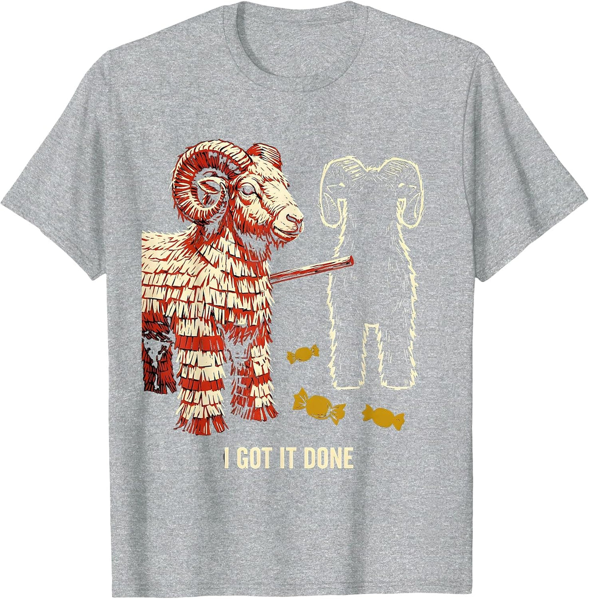 Men's I Got It Done Funny Cinco De Mayo Party Costume T-Shirt - Heather Grey
