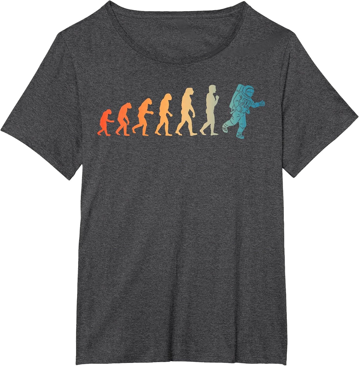 Astronaut Design for Men Boys Kids Galaxy Outer Space Themed T-Shirt - Dark Heather Grey