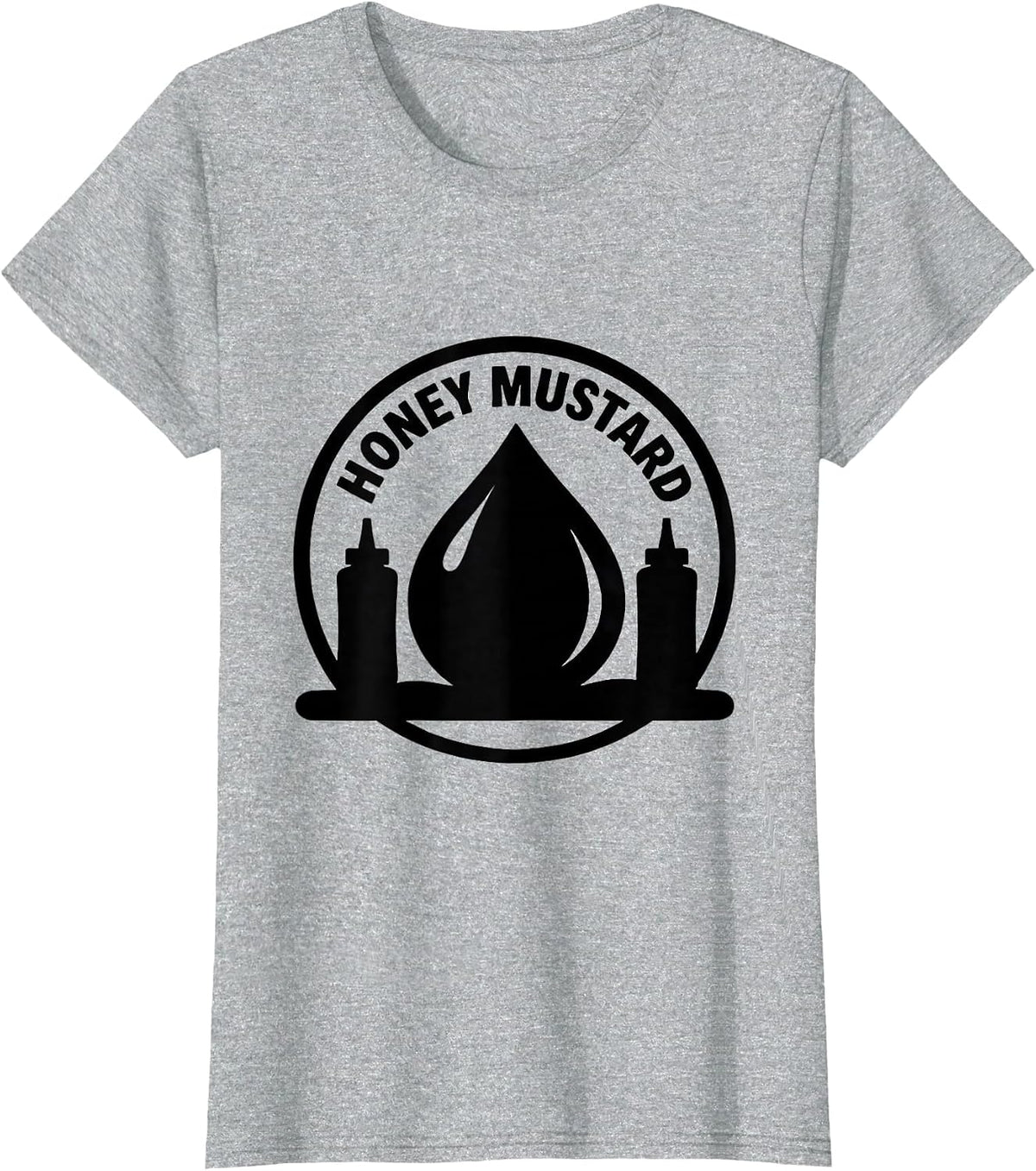 Honey Mustard Halloween Condiment Group Costume Matching T-Shirt - Heather Grey
