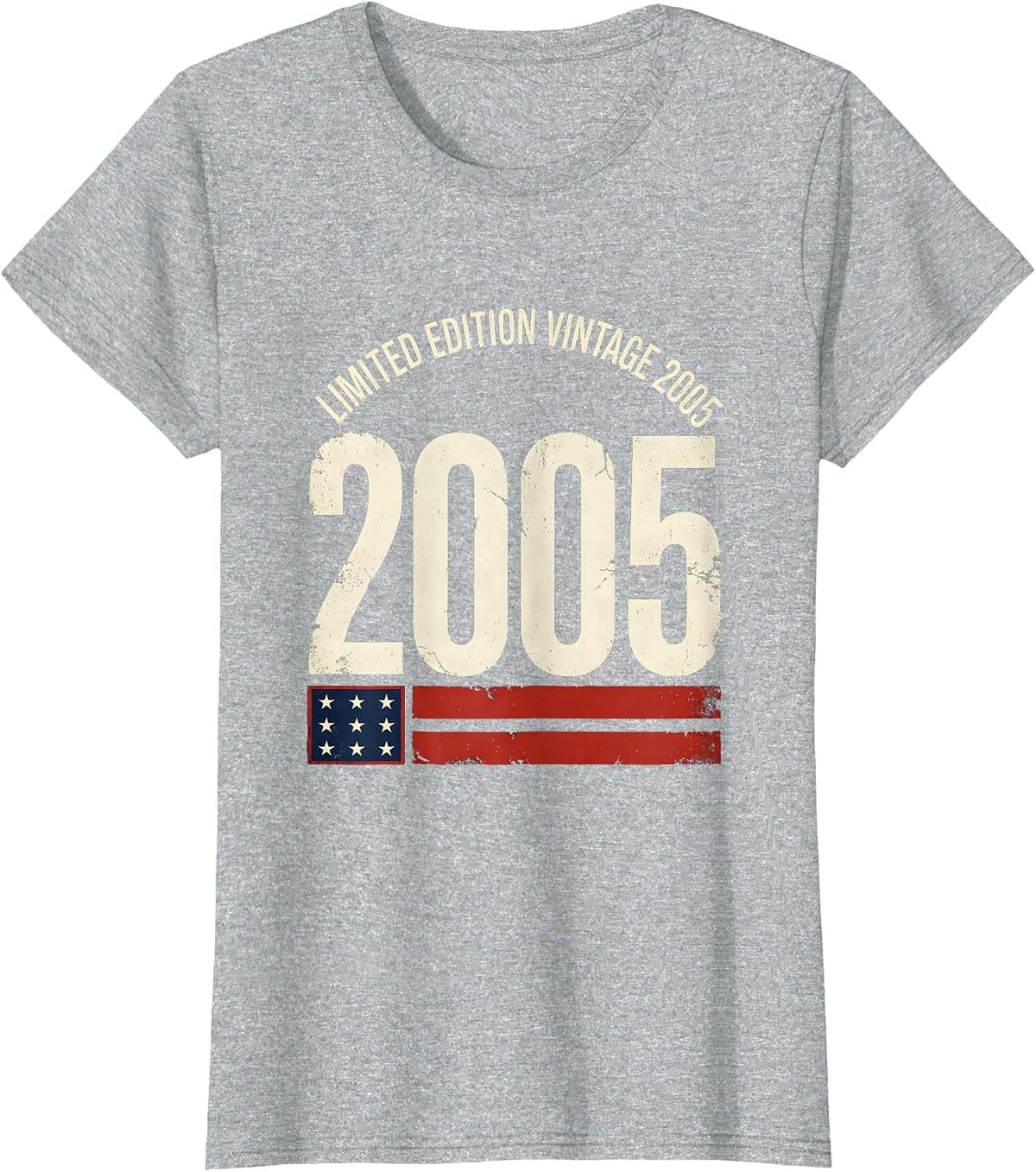 Women's LIMITED EDITION VINTAGE 2005 25th Birthday Gift Men Women 25 T-Shirt - Heather Grey