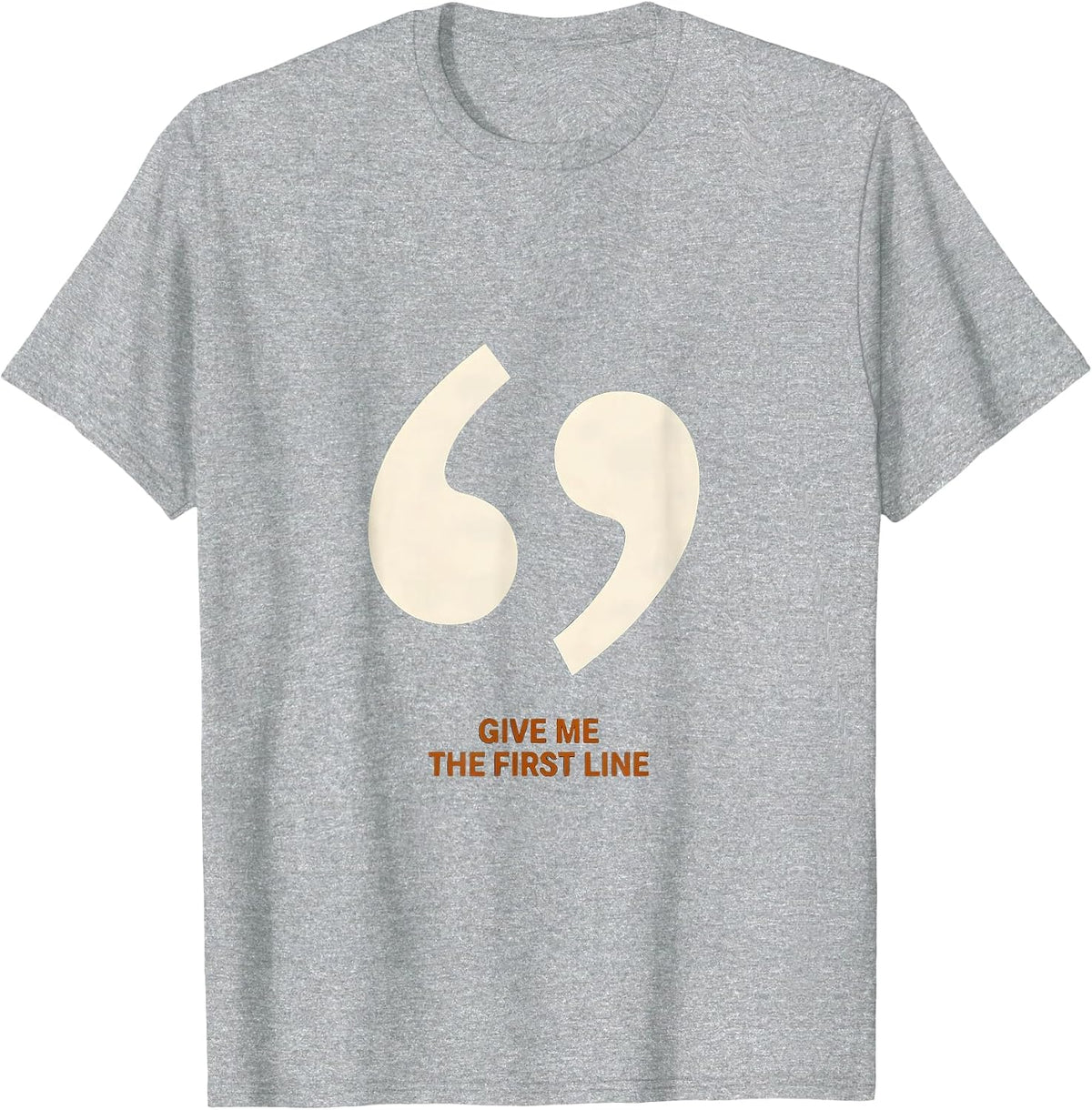 Men's Give Me The First Line Funny Song Lyrics Music Lover Humor T-Shirt - Heather Grey