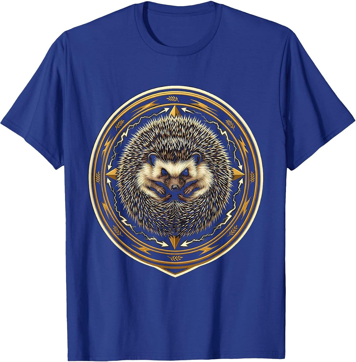 Men's Hedgehog We Do Not Care Club Graphic T-Shirt - Royal Blue