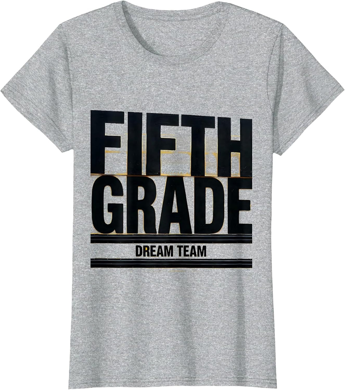 Fifth Grade Dream Team Back to School Teacher Student Kids T-Shirt - Heather Grey
