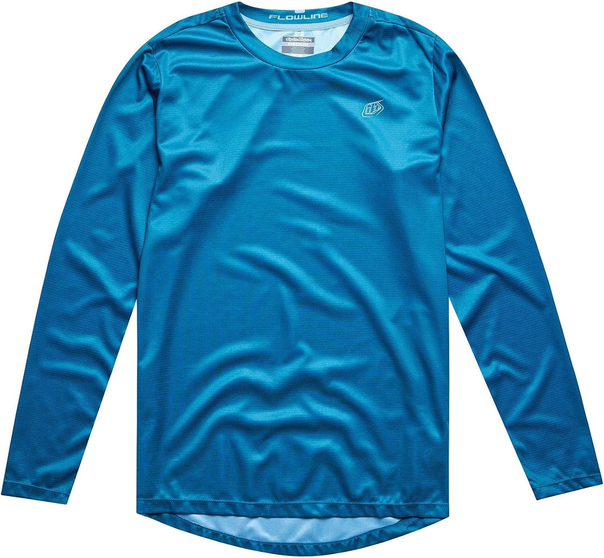 Troy Lee Designs Flowline Long Sleeve Jersey - Solid Slate Blue