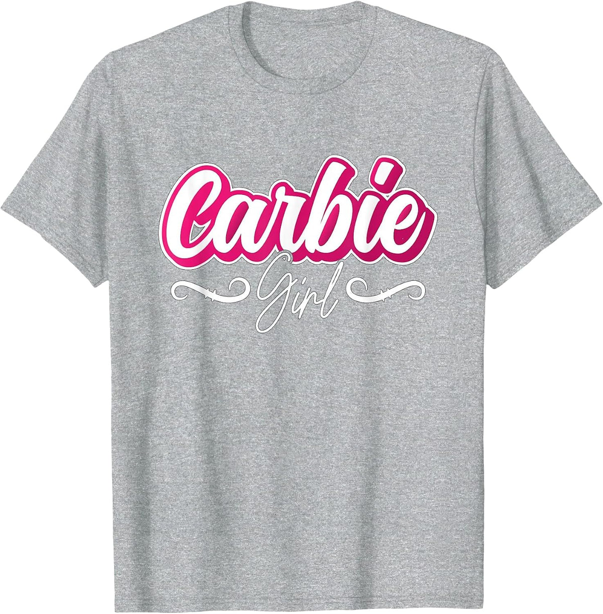 Carbie Girl Law Carb Nutrition High Fat Diet Low Carb Diet T-Shirt - Heather Grey