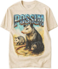 Rodents & Animals Heavy Metal Tshirt for Men & Women, Pet & Animal Lover - 100% Natural Undyed Cotton - Possum