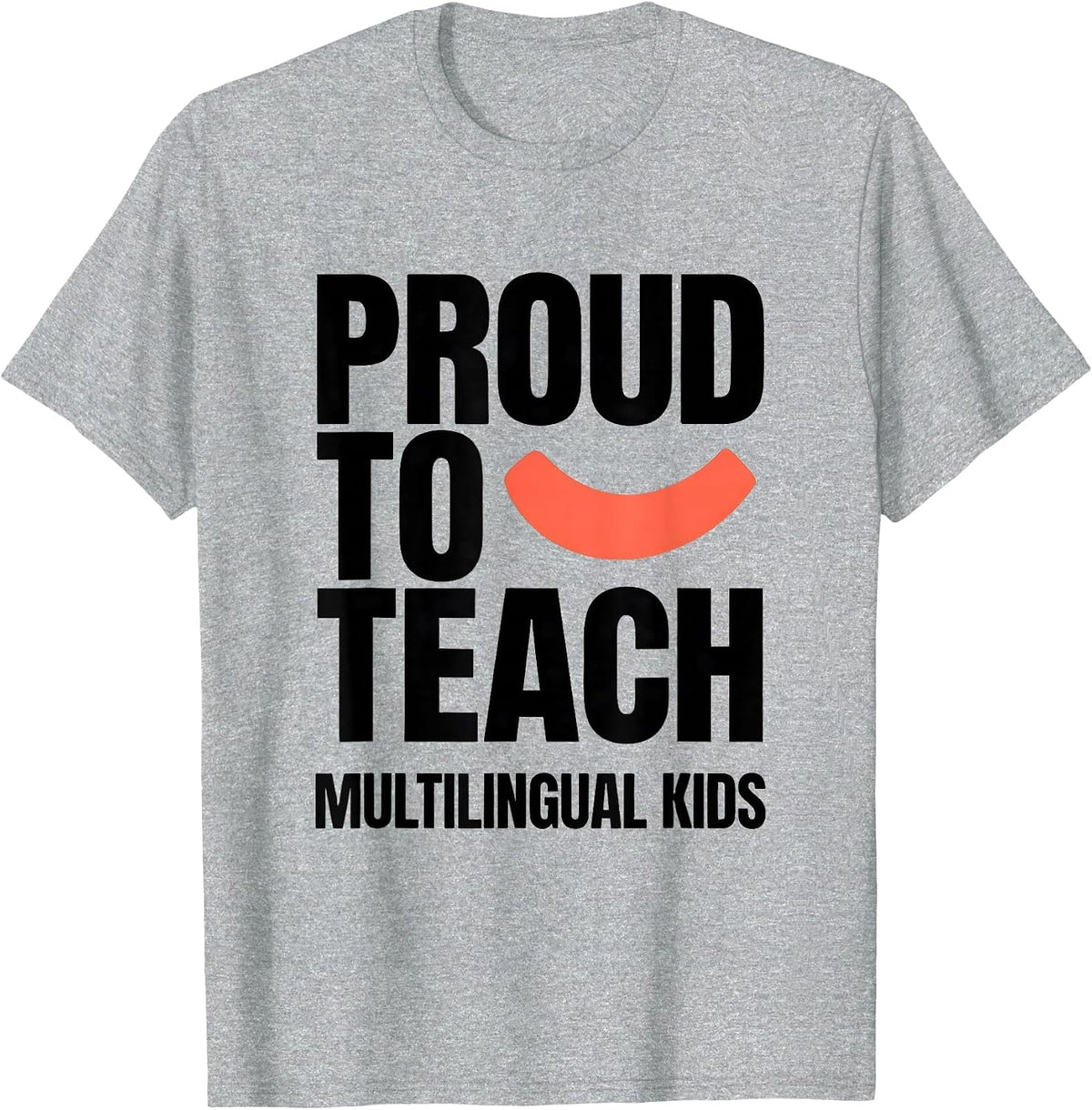 Men's Proud To Teach Multilingual Kids Bilingual Spanish Teacher T-Shirt - Heather Grey
