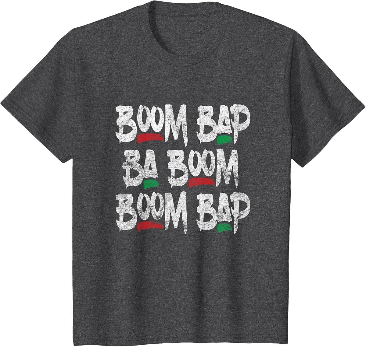 Boom Bap 90's Hip Hop T-Shirt T-Shirt - Dark Heather Grey