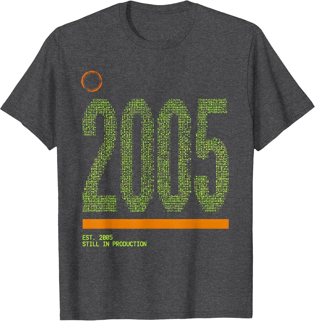 Est. 2005 Still In Production Vintage Birthday Edition T-Shirt - Dark Heather Grey