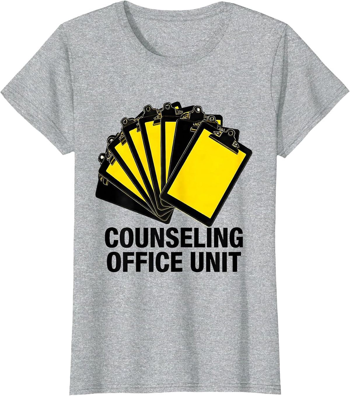 Women's Counseling Office Unit Retro Groovy School Counselor Humor T-Shirt - Heather Grey