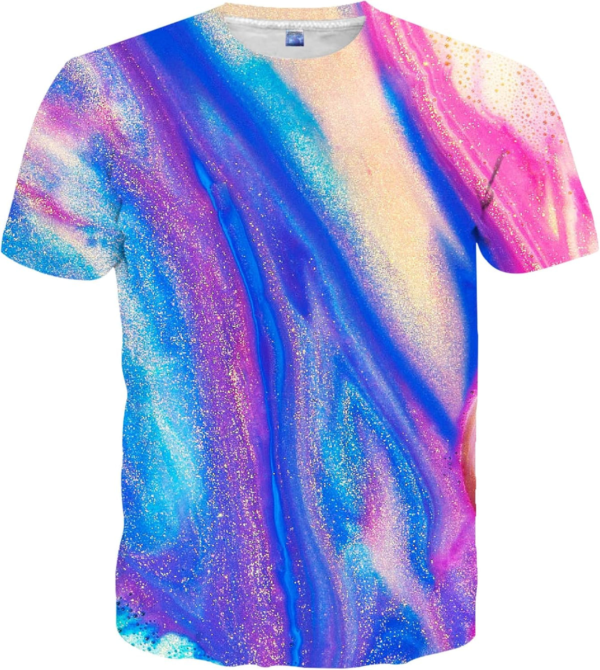 Neemanndy 3D Graphic Colorful T-Shirts Short Sleeve Crew Neck Print Tee for Men Women and Youngs - Style13